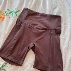 POPFLEX ACTIVE SEAMLESS BIKER SHORTS WITH POCKETS